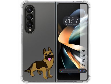 Carcasa Samsung Galaxy Z Fold4 5G TUMUNDOSMARTPHONE Dibujos Antigolpes Perros 03 Multicolor