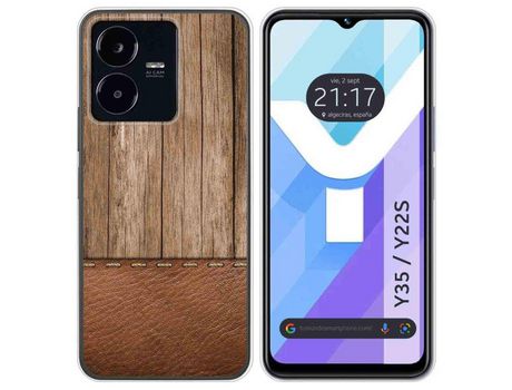 Carcasa Vivo Y35 / Y22S TUMUNDOSMARTPHONE Dibujos Madera 09 Multicolor