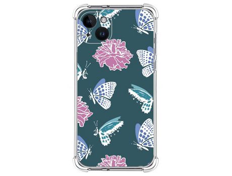 Carcasa iPhone 14 Plus (6.7) TUMUNDOSMARTPHONE Dibujos Antigolpes Flores 10 Multicolor