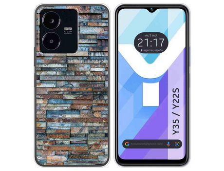 Carcasa Vivo Y35 / Y22S TUMUNDOSMARTPHONE Dibujos Ladrillo 05 Multicolor