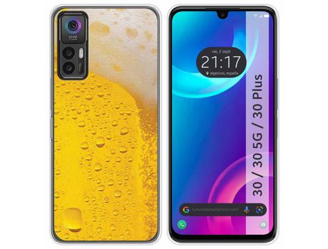 Carcasa TCL 30 / 30 5G / 30 Plus TUMUNDOSMARTPHONE Dibujos Cerveza Multicolor