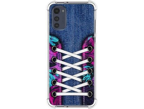 Carcasa Motorola Moto E32 4G TUMUNDOSMARTPHONE Dibujos Antigolpes Zapatillas 06 Multicolor