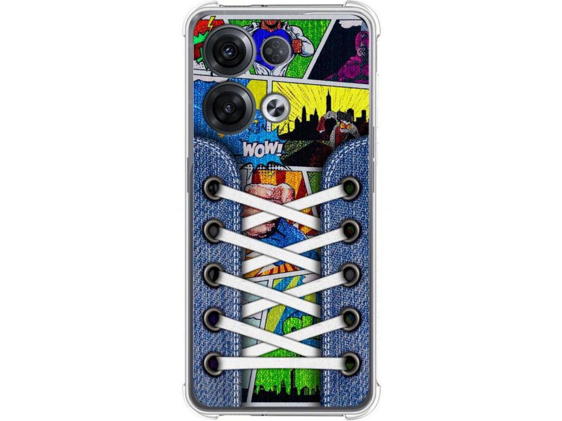 Carcasa Oppo Reno 8 Pro 5G TUMUNDOSMARTPHONE Dibujos Antigolpes Zapatillas 14 Multicolor