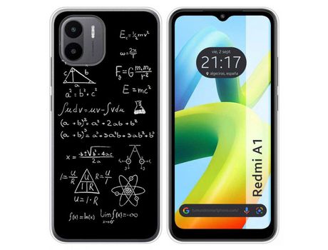 Carcasa Xiaomi Redmi A1 TUMUNDOSMARTPHONE Dibujos Formulas Multicolor