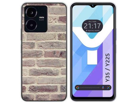 Carcasa Vivo Y35 / Y22S TUMUNDOSMARTPHONE Dibujos Ladrillo 01 Multicolor