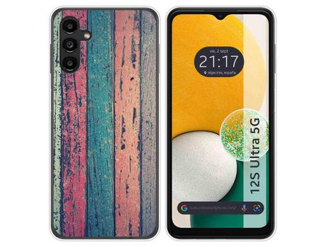 Carcasa Samsung Galaxy A13 5G TUMUNDOSMARTPHONE Dibujos Madera 10 Multicolor