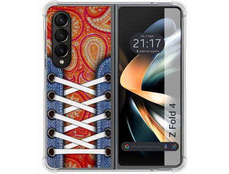 Carcasa Samsung Galaxy Z Fold4 5G TUMUNDOSMARTPHONE Dibujos Antigolpes Zapatillas 10 Multicolor