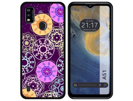 Carcasa ZTE Blade A51 TUMUNDOSMARTPHONE Dibujos Radial Multicolor