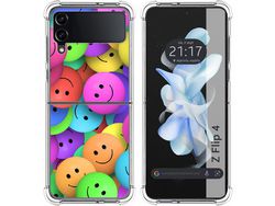 Carcasa Samsung Galaxy Z Flip4 5G TUMUNDOSMARTPHONE Dibujos Antigolpes Smile Multicolor