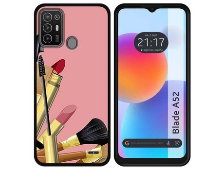 Carcasa ZTE Blade A52 TUMUNDOSMARTPHONE Dibujos Brochas Multicolor