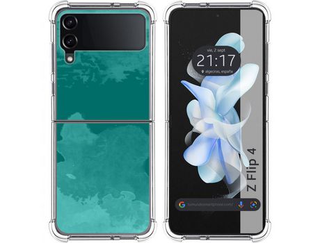 Carcasa Samsung Galaxy Z Flip4 5G TUMUNDOSMARTPHONE Dibujos Antigolpes Acuarela 06 Multicolor