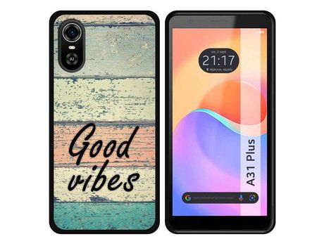 Carcasa ZTE Blade A31 Plus TUMUNDOSMARTPHONE Dibujos Madera 01 Multicolor