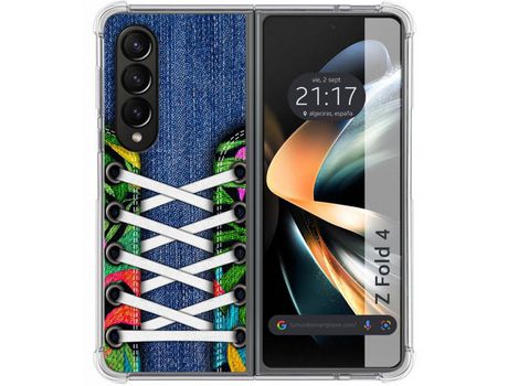 Carcasa Samsung Galaxy Z Fold4 5G TUMUNDOSMARTPHONE Dibujos Antigolpes Zapatillas 13 Multicolor