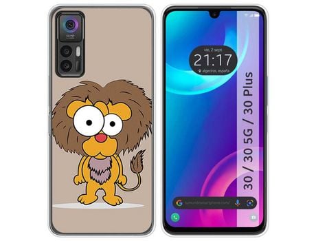 Carcasa TCL 30 / 30 5G / 30 Plus TUMUNDOSMARTPHONE Dibujos Leon Multicolor