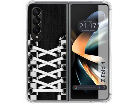 Carcasa Samsung Galaxy Z Fold4 5G TUMUNDOSMARTPHONE Dibujos Antigolpes Zapatillas 03 Multicolor