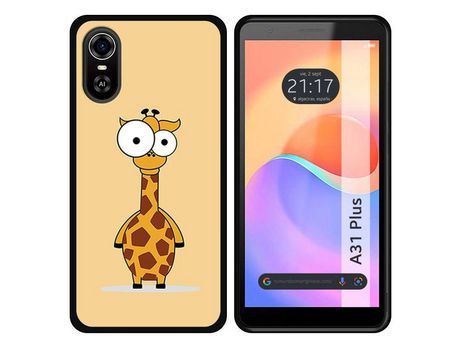 Carcasa ZTE Blade A31 Plus TUMUNDOSMARTPHONE Dibujos Jirafa Multicolor