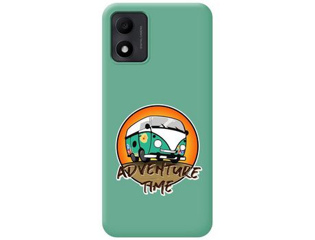 Carcasa TCL 305I TUMUNDOSMARTPHONE Silicona Líquida Dibujos Adventure Time Verde