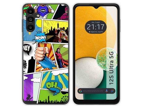 Carcasa Samsung Galaxy A13 5G TUMUNDOSMARTPHONE Dibujos Comic Multicolor