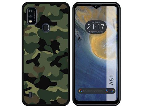 Carcasa ZTE Blade A51 TUMUNDOSMARTPHONE Dibujos Camuflaje Multicolor