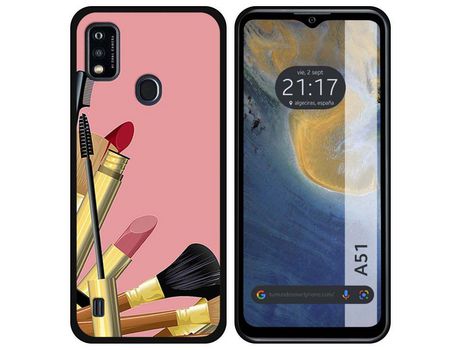 Carcasa ZTE Blade A51 TUMUNDOSMARTPHONE Dibujos Brochas Multicolor