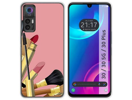 Carcasa TCL 30 / 30 5G / 30 Plus TUMUNDOSMARTPHONE Dibujos Brochas Multicolor