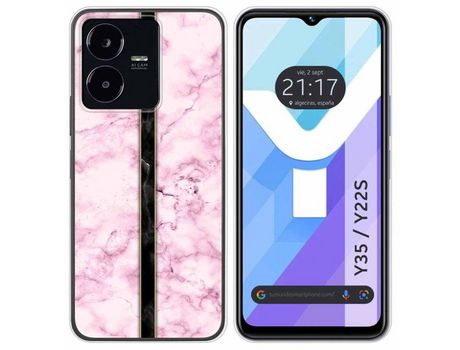Carcasa Vivo Y35 / Y22S TUMUNDOSMARTPHONE Dibujos Mármol 04 Multicolor