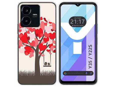 Carcasa Vivo Y35 / Y22S TUMUNDOSMARTPHONE Dibujos Pajaritos Multicolor