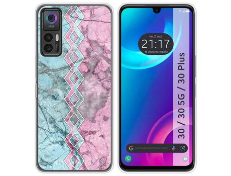 Carcasa TCL 30 / 30 5G / 30 Plus TUMUNDOSMARTPHONE Dibujos Mármol 08 Multicolor