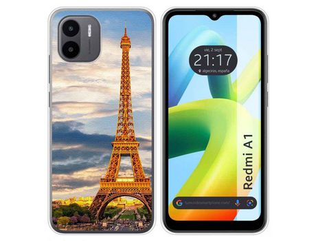 Carcasa Xiaomi Redmi A1 TUMUNDOSMARTPHONE Dibujos Paris Multicolor