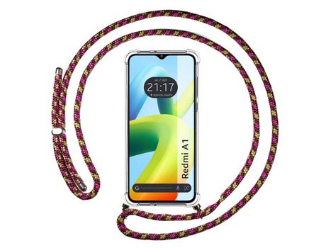 Carcasa Xiaomi Redmi A1 TUMUNDOSMARTPHONE Colgante Rosa