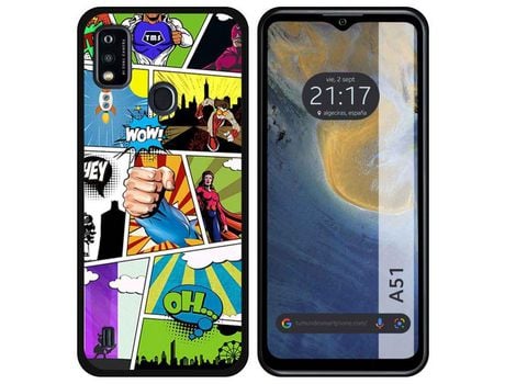 Carcasa ZTE Blade A51 TUMUNDOSMARTPHONE Dibujos Comic Multicolor