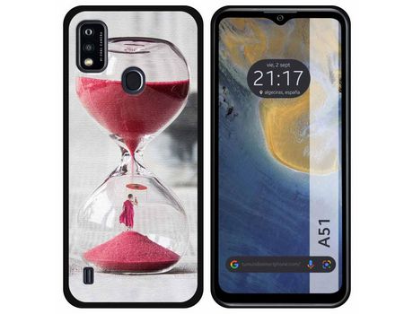 Carcasa ZTE Blade A51 TUMUNDOSMARTPHONE Dibujos Reloj Multicolor