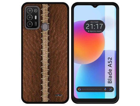 Carcasa ZTE Blade A52 TUMUNDOSMARTPHONE Dibujos Cuero 01 Multicolor