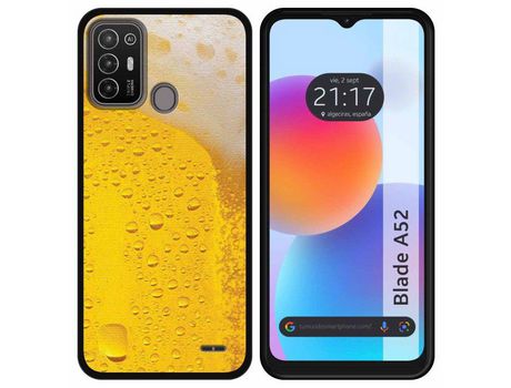 Carcasa ZTE Blade A52 TUMUNDOSMARTPHONE Dibujos Cerveza Multicolor