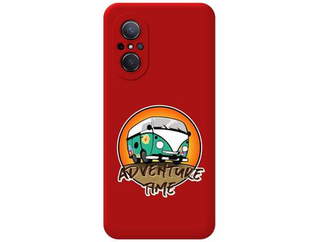 Carcasa Huawei Nova 9 Se TUMUNDOSMARTPHONE Silicona Líquida Dibujos Adventure Time Rojo