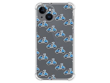 Carcasa iPhone 14 (6.1) TUMUNDOSMARTPHONE Dibujos Antigolpes Scooter Multicolor