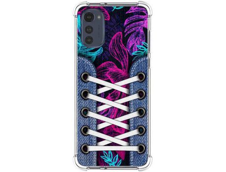 Carcasa Motorola Moto E32 4G TUMUNDOSMARTPHONE Dibujos Antigolpes Zapatillas 07 Multicolor
