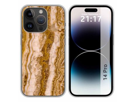 Carcasa iPhone 14 Pro (6.1) TUMUNDOSMARTPHONE Dibujos Mármol 10 Multicolor