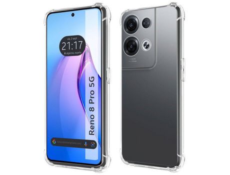 Carcasa Oppo Reno 8 Pro 5G TUMUNDOSMARTPHONE Antigolpes Transparente