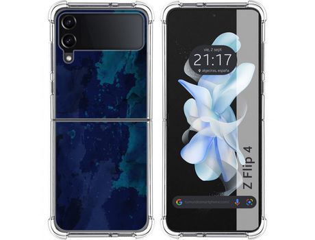 Carcasa Samsung Galaxy Z Flip4 5G TUMUNDOSMARTPHONE Dibujos Antigolpes Acuarela 13 Multicolor