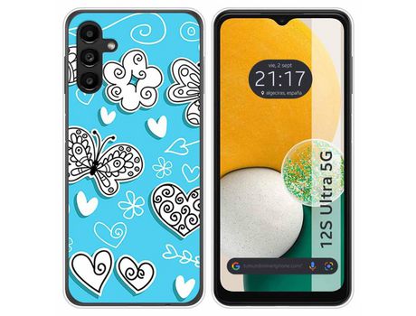 Carcasa Samsung Galaxy A13 5G TUMUNDOSMARTPHONE Dibujos Mariposas Multicolor