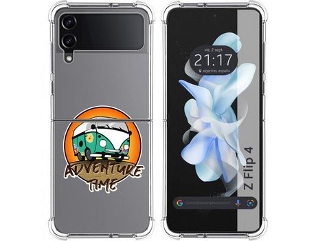 Carcasa Samsung Galaxy Z Flip4 5G TUMUNDOSMARTPHONE Dibujos Antigolpes Adventure Time Multicolor