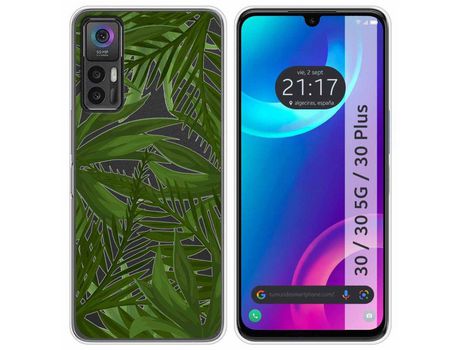 Carcasa TCL 30 / 30 5G / 30 Plus TUMUNDOSMARTPHONE Dibujos Transparente Jungla Multicolor
