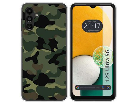 Carcasa Samsung Galaxy A13 5G TUMUNDOSMARTPHONE Dibujos Camuflaje Multicolor
