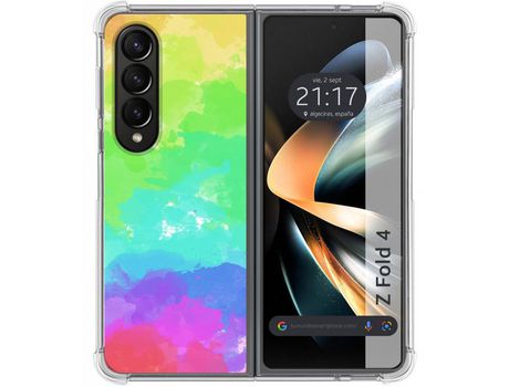 Carcasa Samsung Galaxy Z Fold4 5G TUMUNDOSMARTPHONE Dibujos Antigolpes Acuarela 03 Multicolor