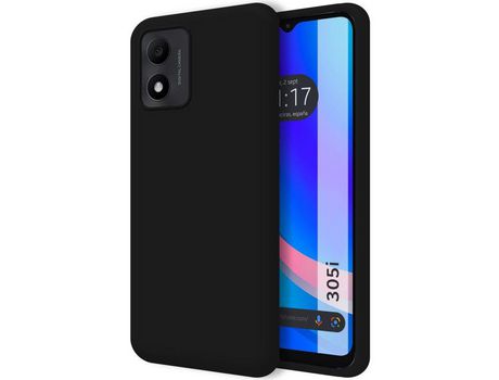 Carcasa TCL 305I TUMUNDOSMARTPHONE Silicona Líquida Negro