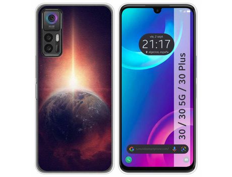 Carcasa TCL 30 / 30 5G / 30 Plus TUMUNDOSMARTPHONE Dibujos Tierra Multicolor