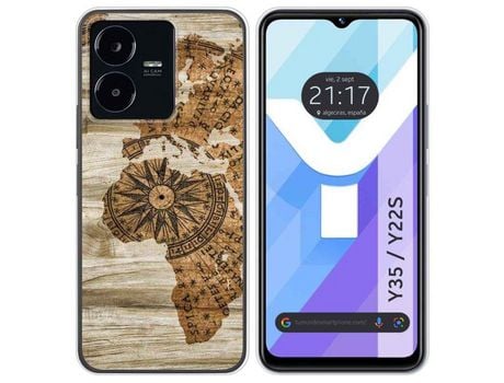Carcasa Vivo Y35 / Y22S TUMUNDOSMARTPHONE Dibujos Madera 07 Multicolor