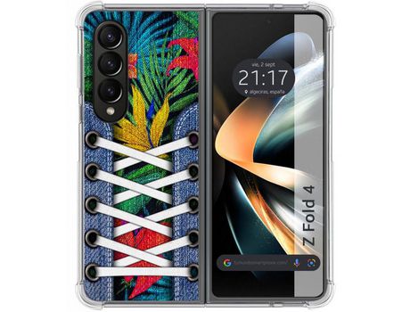 Carcasa Samsung Galaxy Z Fold4 5G TUMUNDOSMARTPHONE Dibujos Antigolpes Zapatillas 12 Multicolor