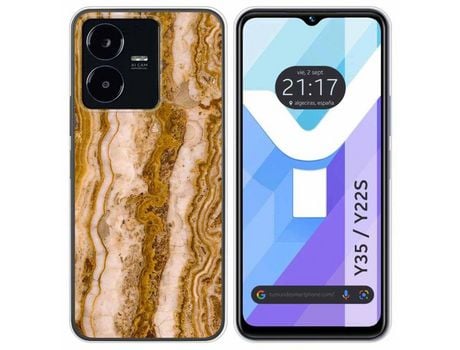 Carcasa Vivo Y35 / Y22S TUMUNDOSMARTPHONE Dibujos Mármol 10 Multicolor